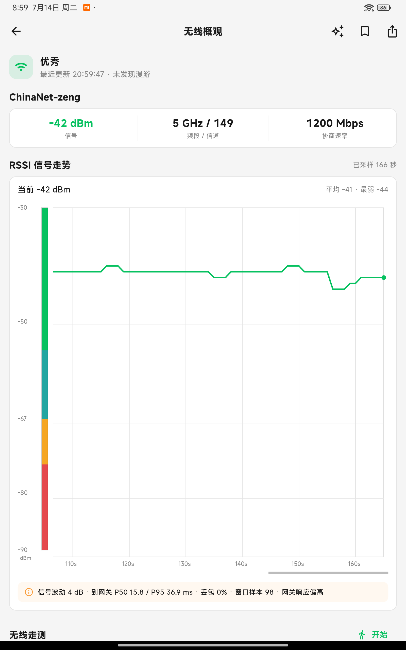 无线概观界面